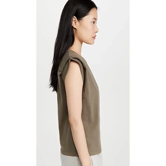 Anine Bing Tanner Tank In Green - Picture 11 of 13